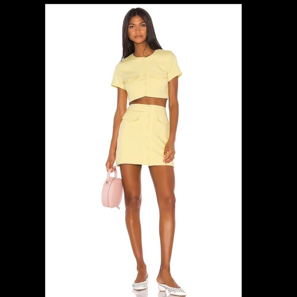 Song of Style’s REVOLVE , Gala top and Gala mini skirt